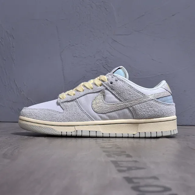 Nike Dunk Low Gray Yellow Lifestyle Sneakers 7