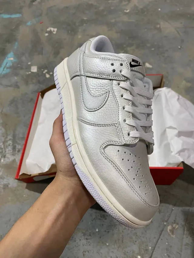 Nike Dunk Low Metallic Silver Lifestyle Sneakers 2