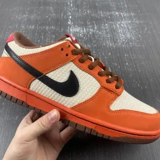 Nike Dunk Low 橙色 米色 黑色 滑板鞋