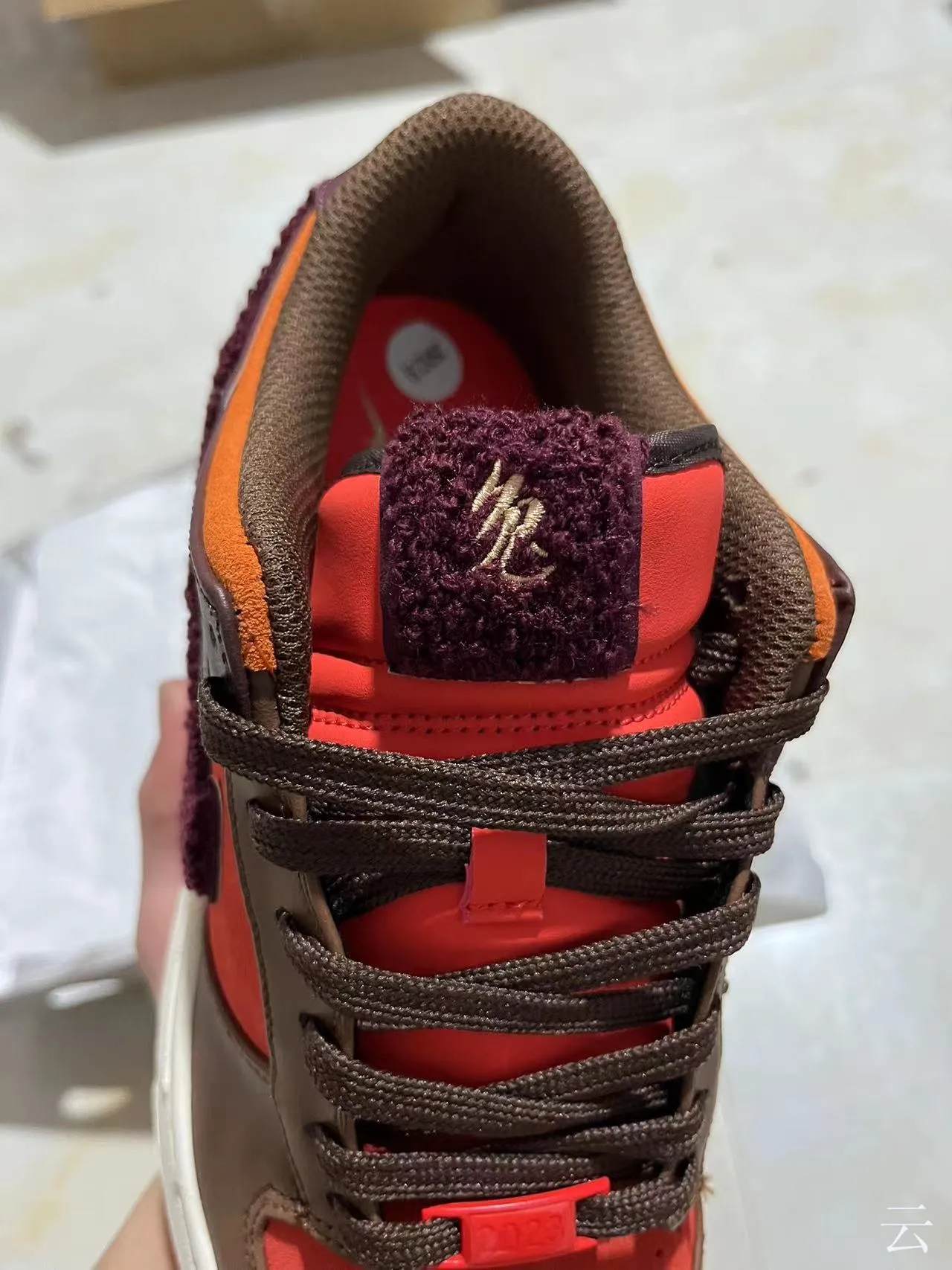 Nike Dunk Low Année du Lapin Rouge Brun Chaussures de skateboard 3
