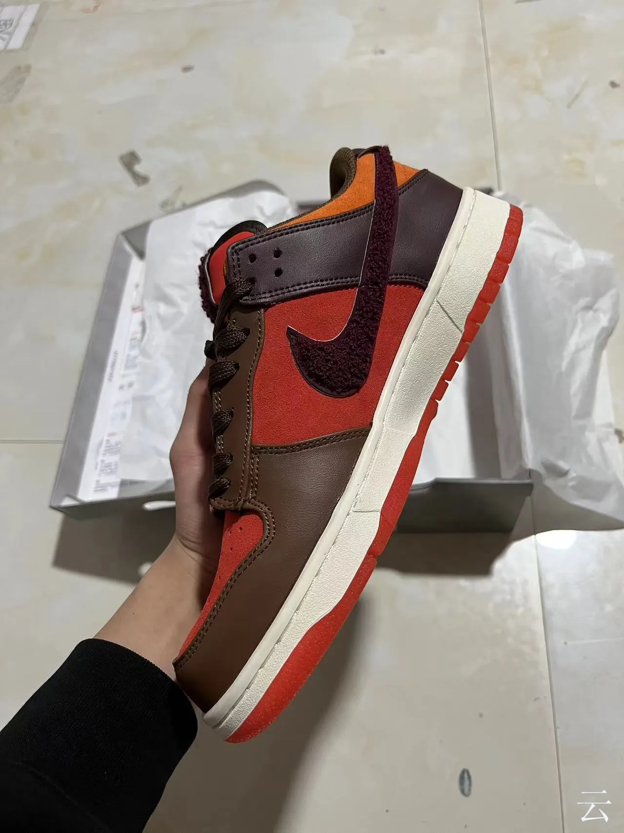 Nike Dunk Low Année du Lapin Rouge Brun Chaussures de skateboard 5