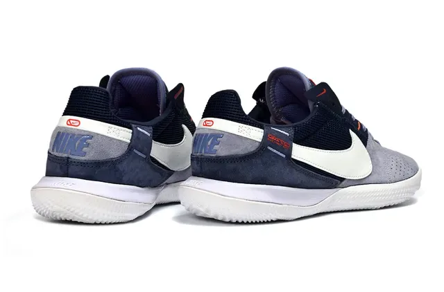Nike Gato Navy Gray Low-Top Mesh And Suede Upper Sneakers 5
