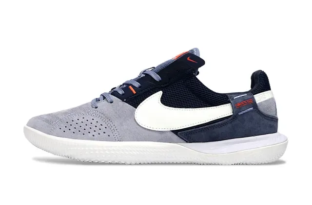 Nike Gato Navy Gray Low-Top Mesh And Suede Upper Sneakers 7