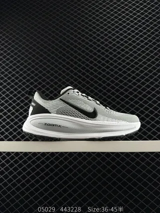 Nike Gray Black Mesh Upper ZOOMX Midsole Running Shoes 2