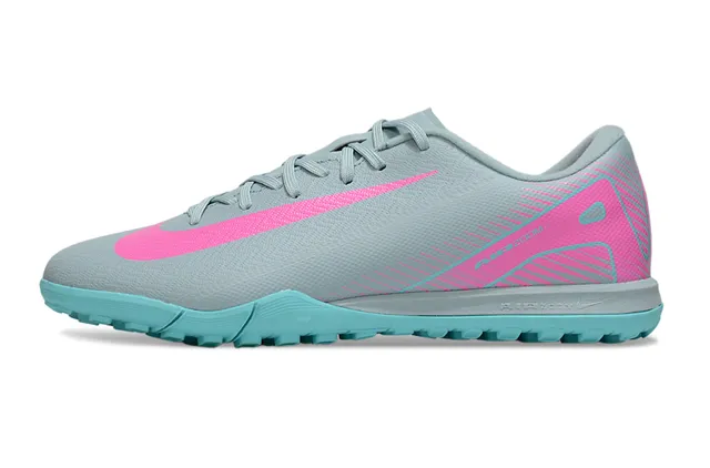 Nike Gris Rosa Bajo Corte Upper Sintético Overlay Gráfico Dinámico Zapatos de Fútbol para Césped 7