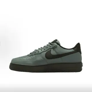 Nike Green Black Low-Top Leather Upper Lifestyle Sneakers