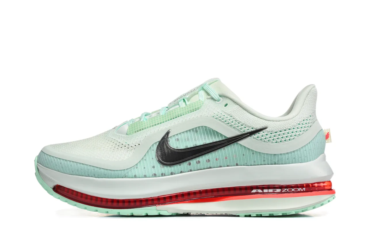 Nike Vert Rouge Maille Ingénierée Supérieure Translucide Air Zoom Unité Chaussures de course 7