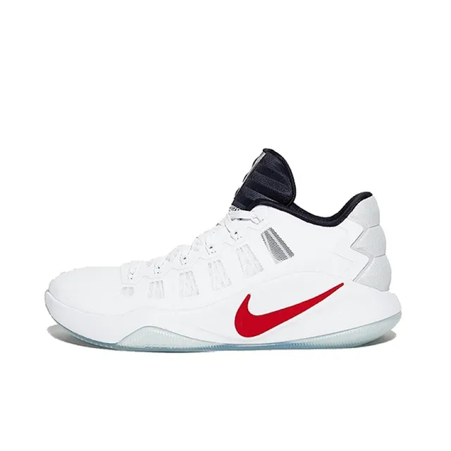Nike Hyperdunk 2016 Low White Red Basketball Shoes 2