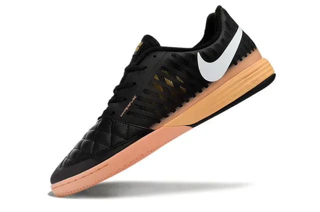 Nike Hypervenom Noir Orange Tête de Doigt Matelassée Cage Synthétique Perforée Chaussures de Football Indoor 2