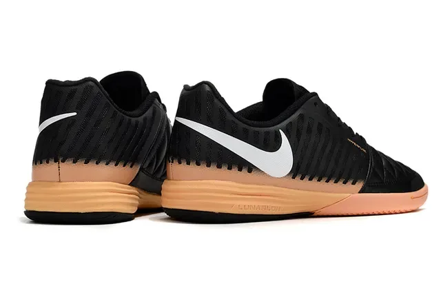 Nike Hypervenom Noir Orange Tête de Doigt Matelassée Cage Synthétique Perforée Chaussures de Football Indoor 6