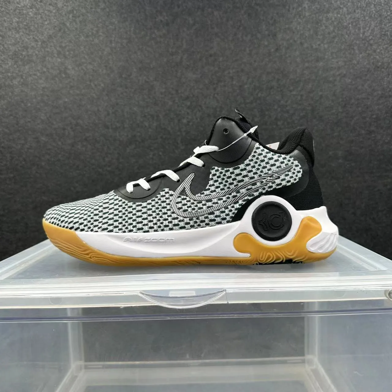 Nike KD Trey 6 Grey Black Brown Basketball Shoes 2