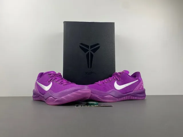 Nike Kobe 紫白针织低帮篮球鞋 15