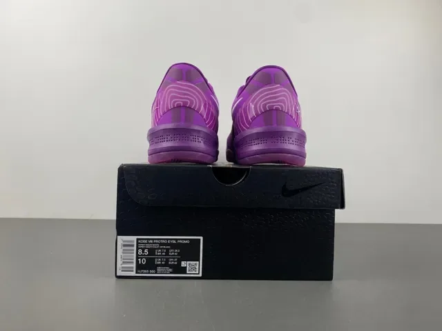 Nike Kobe 紫白针织低帮篮球鞋 19