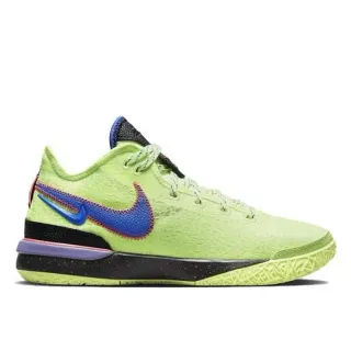 Nike LeBron Witness हरी नीली किनिट अपर लो टॉप बास्केटबॉल जूते