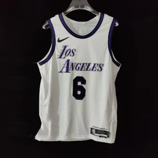 Nike Los Angeles City Edition White Purple Black Basketball Jersey