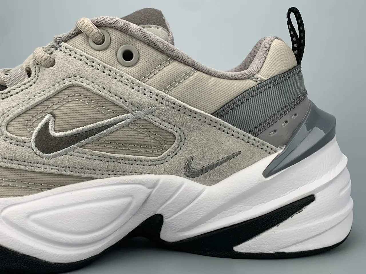 Nike M2K Tekno Light Gray Chunky Sneakers 6