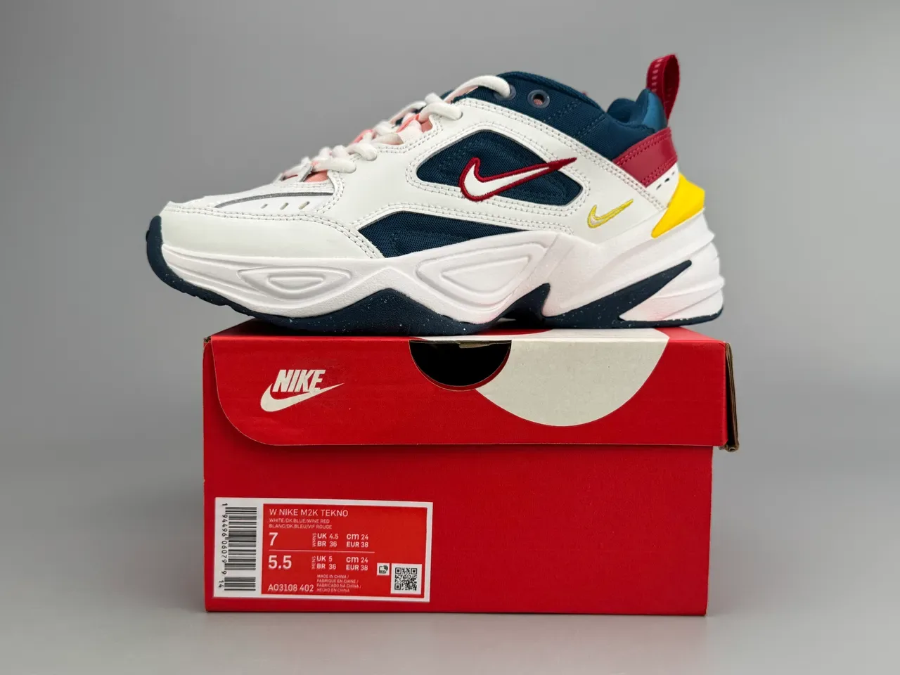 Nike M2K Tekno Multicolor Chunky Sneakers 4