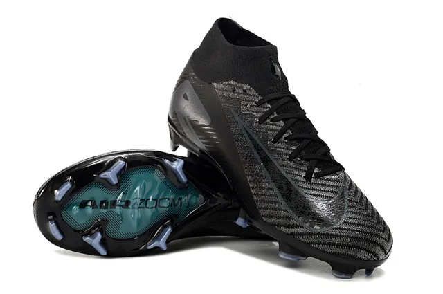 Nike Mercurial Superfly Noir Turquoise Air Zoom Firm-Ground Chaussures de football 4