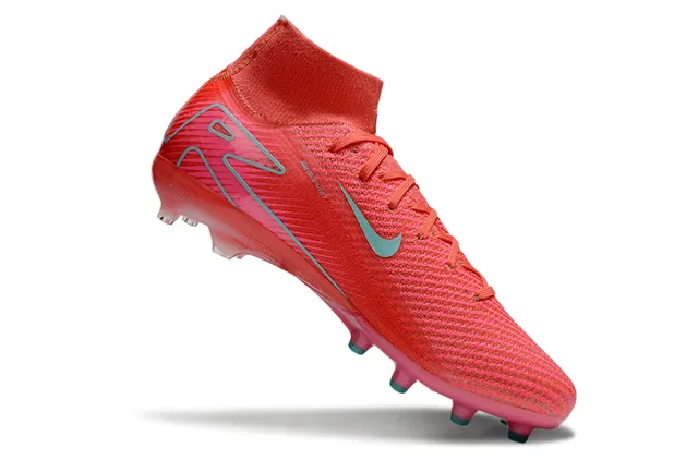 Nike Mercurial Superfly Coral Pink Teal Firm-Ground Soccer Shoes 2