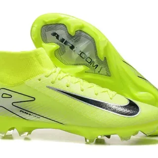 Nike Mercurial Superfly أحذية كرة القدم عالية الأصفر النيون أرض صلبة