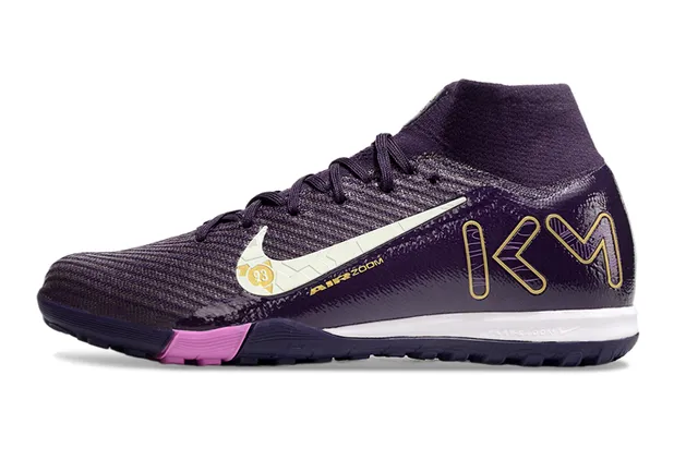 Nike Mercurial Superfly KM Violet Rose Chaussures de football turf 3