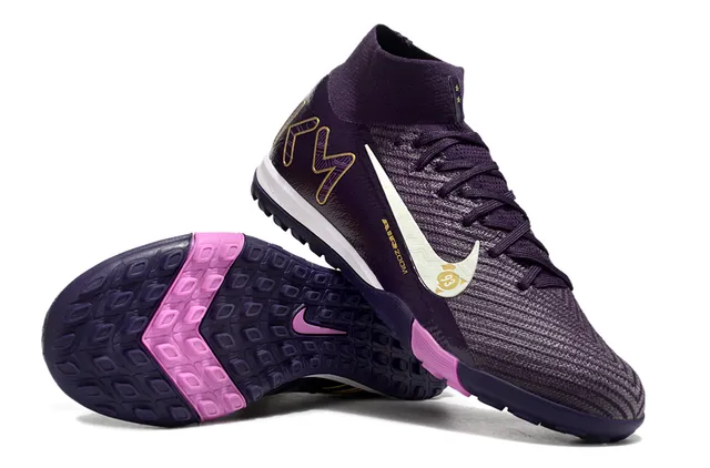 Nike Mercurial Superfly KM Violet Rose Chaussures de football turf 4
