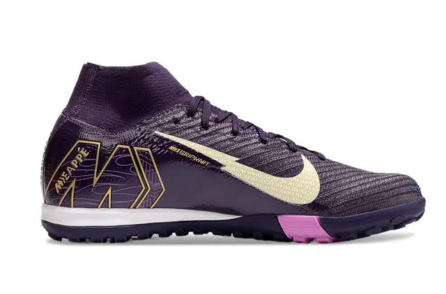 Nike Mercurial Superfly KM Violet Rose Chaussures de football turf 5