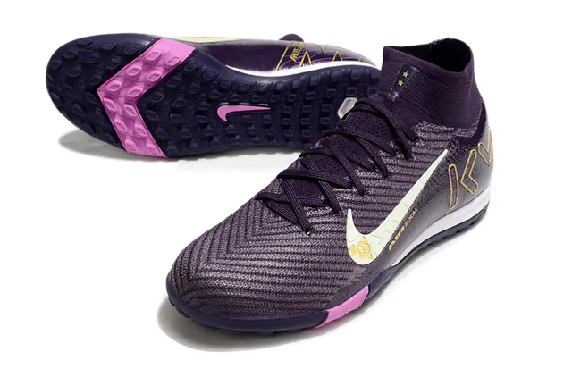 Nike Mercurial Superfly KM Violet Rose Chaussures de football turf 6