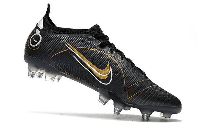 Nike Mercurial Vapor Noir Or Blanc Sol Ferme Chaussures de football 3