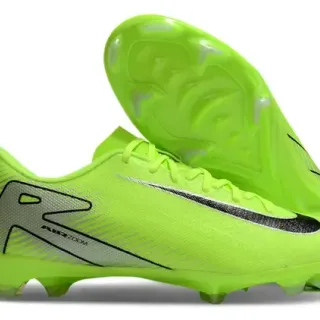 Nike Mercurial Vapor Neon Green Silver Black Firm-Ground أحذية كرة القدم