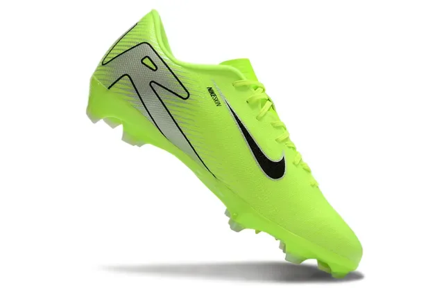 Nike Mercurial Vapor Neon Green Silver Black Firm-Ground Chaussures de football 2
