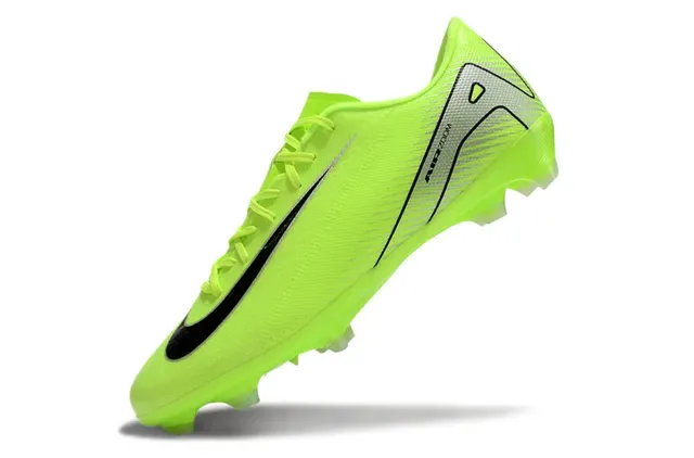 Nike Mercurial Vapor Neon Green Silver Black Firm-Ground Chaussures de football 3