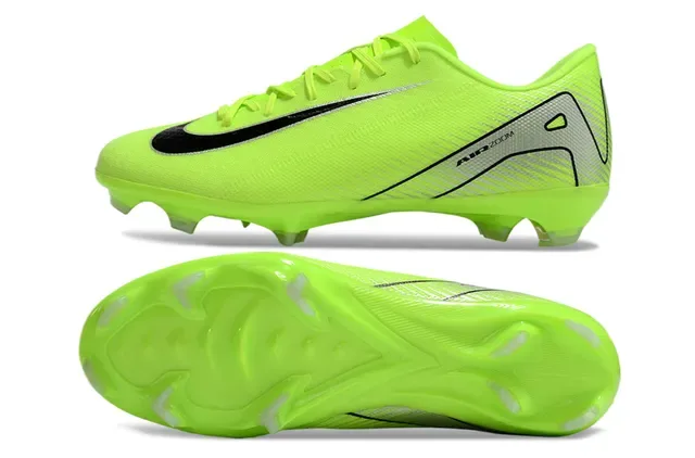 Nike Mercurial Vapor Neon Green Silver Black Firm-Ground Chaussures de football 6