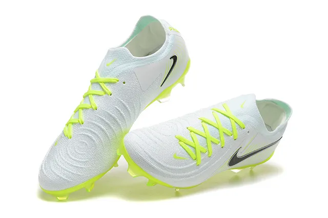 Nike Mercurial Vapor White and Neon Volt Firm-Ground Soccer Shoes 3