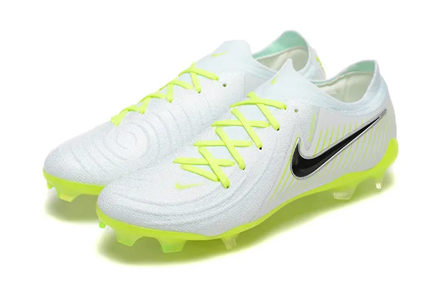 Nike Mercurial Vapor White and Neon Volt Firm-Ground Soccer Shoes 8