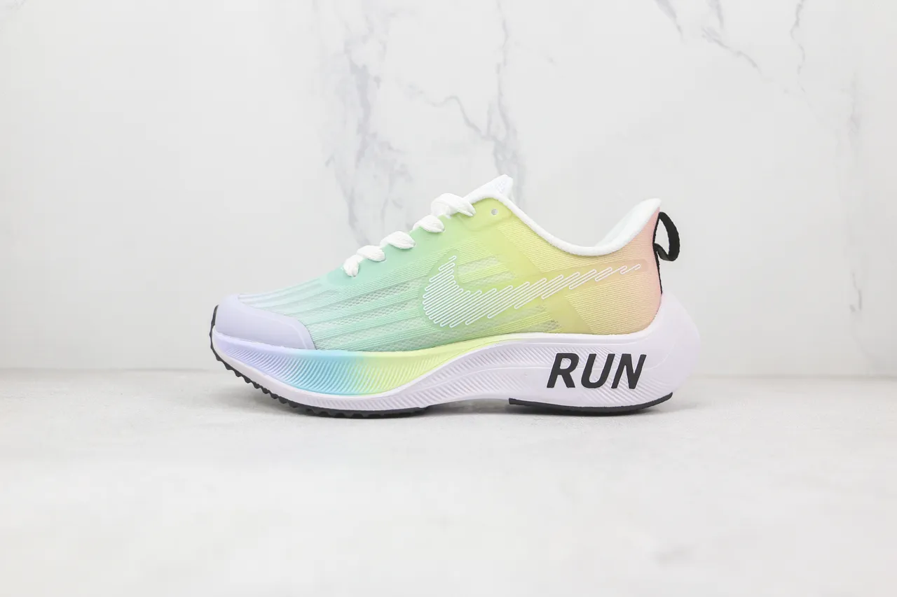 Nike Multicolor Gradient Mesh Upper Sculpted Foam Midsole Running Shoes 1