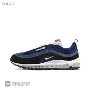 Nike Navy Black Layered Wave Upper Visible Air Cushioning Lifestyle Sneakers