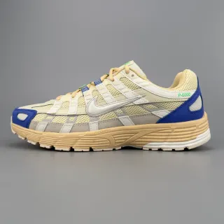 Nike P-6000 Beige Blue Gray Lifestyle Sneakers