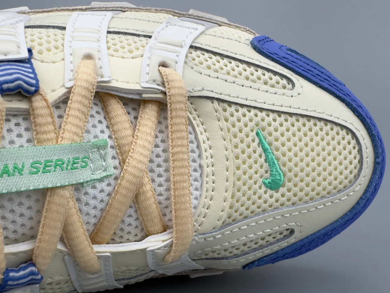 Nike P-6000 Beige Blue Gray Lifestyle Sneakers 4