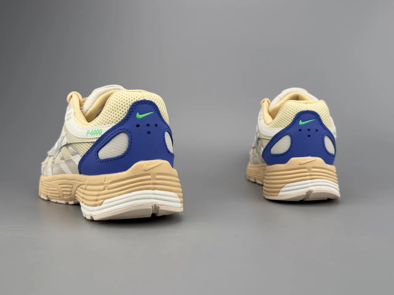 Nike P-6000 Beige Blue Gray Lifestyle Sneakers 6