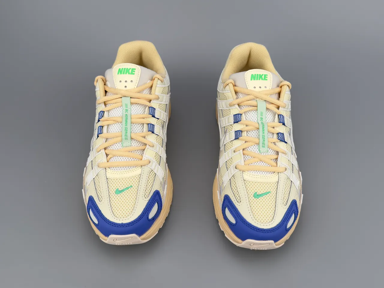 Nike P-6000 Beige Blue Gray Lifestyle Sneakers 9