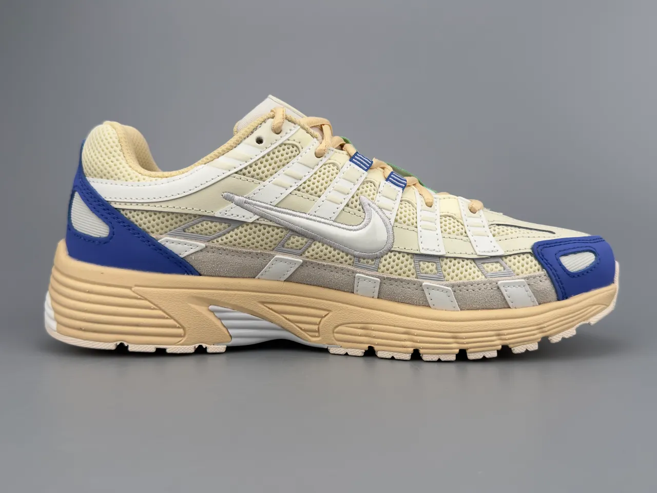 Nike P-6000 Beige Blue Gray Lifestyle Sneakers 10
