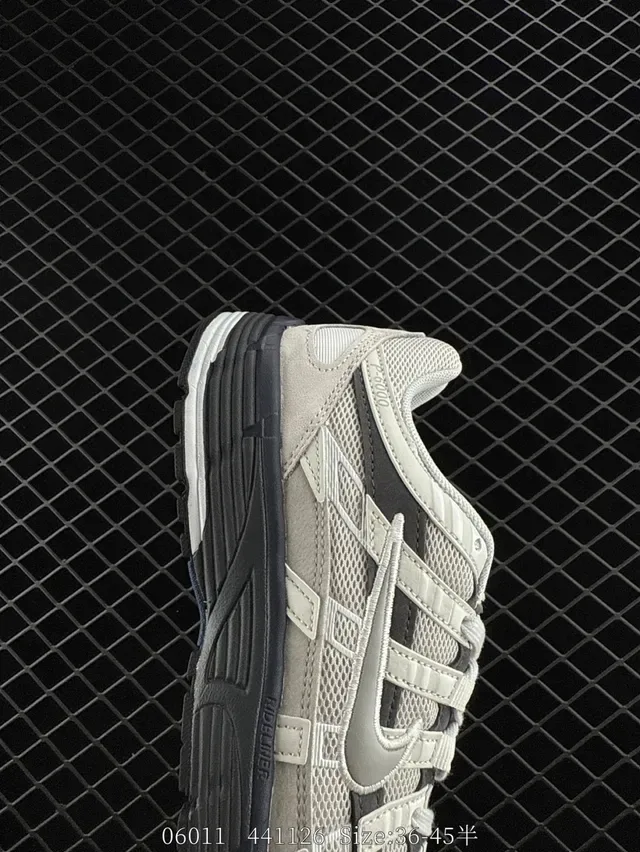 Nike P-6000 Light Gray and Dark Gray Lifestyle Sneakers 3