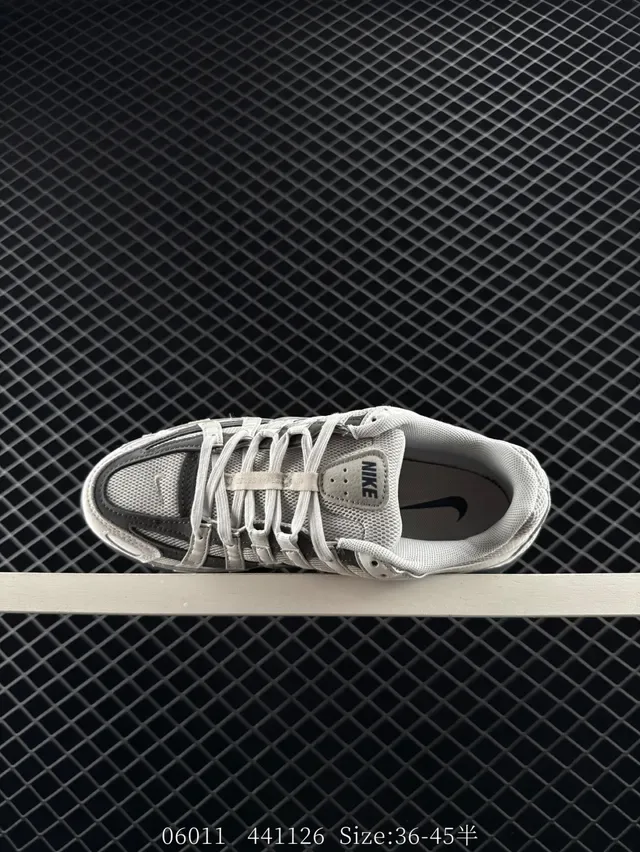Nike P-6000 Light Gray and Dark Gray Lifestyle Sneakers 5