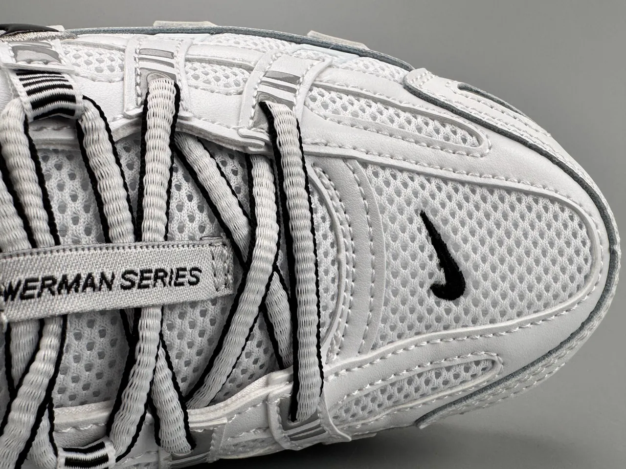 Nike P-6000 White Black Gray Running Shoes 2