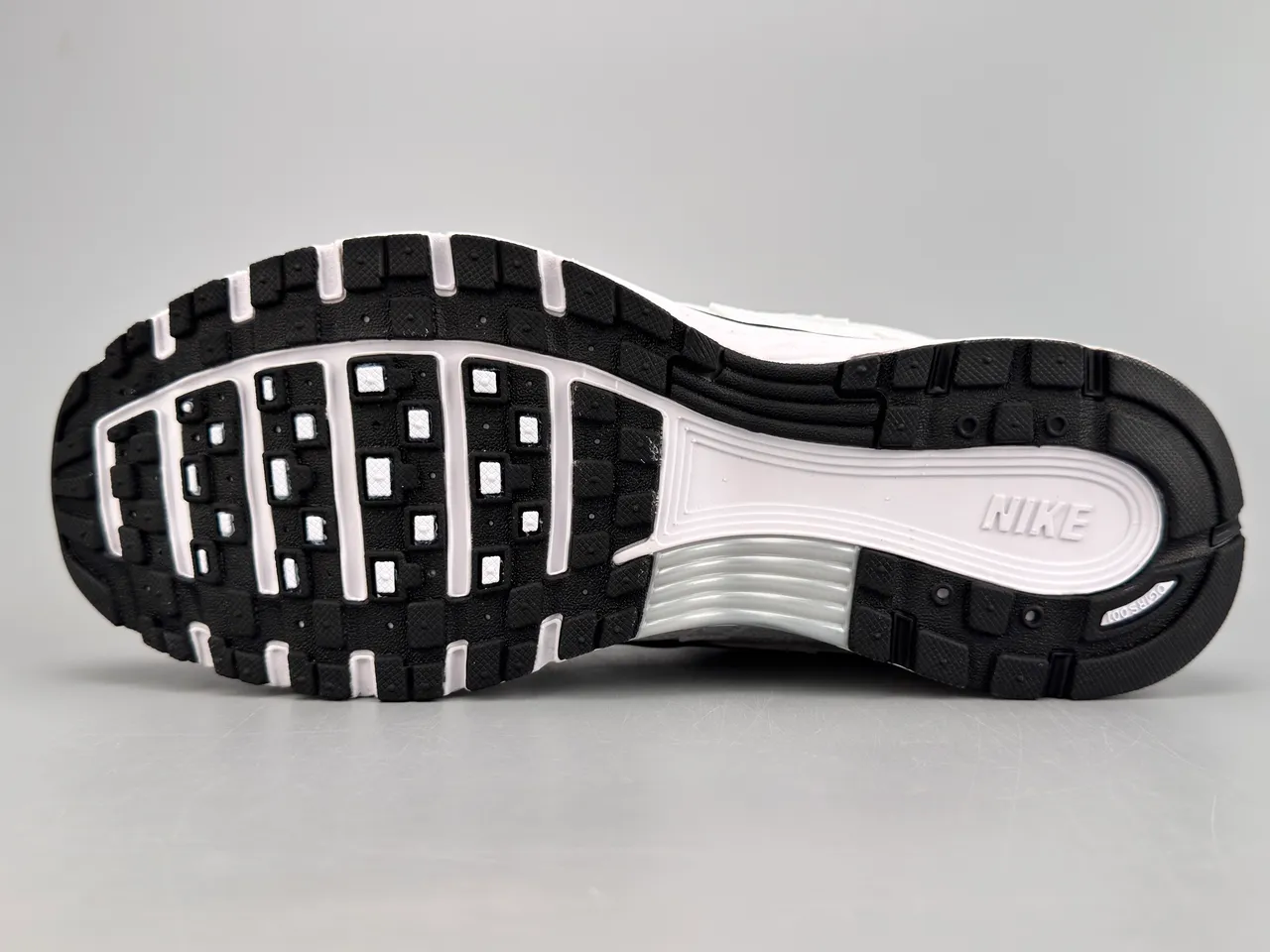 Nike P-6000 White Black Gray Running Shoes 8