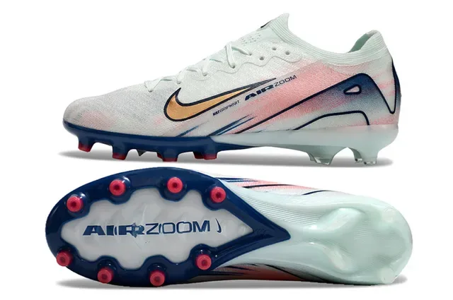 Nike Phantom GT Air Zoom White Navy Pink Gradient Chaussures de football pour terrain ferme 5