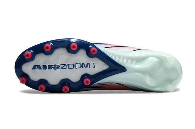 Nike Phantom GT Air Zoom White Navy Pink Gradient Chaussures de football pour terrain ferme 6