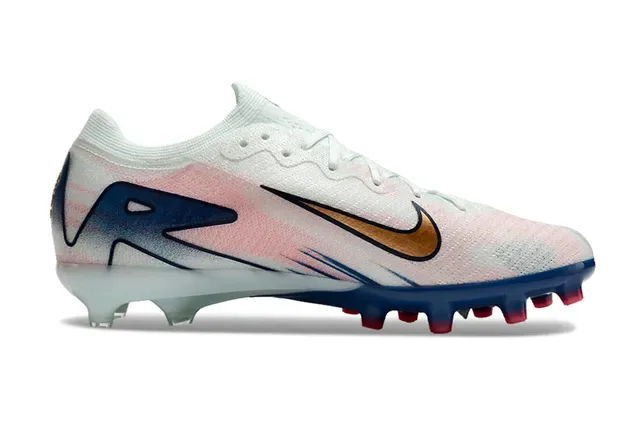Nike Phantom GT Air Zoom White Navy Pink Gradient Chaussures de football pour terrain ferme 7