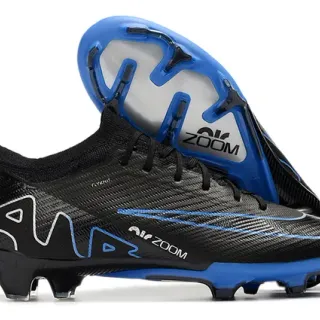 Nike Phantom GT Black and Blue Firm-Ground Soccer Shoes